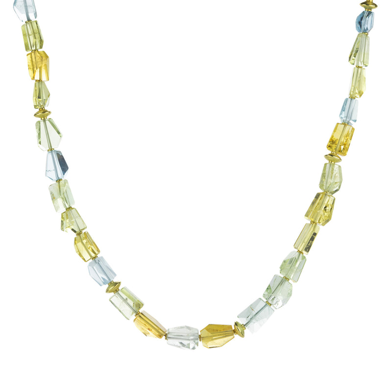 Barbara Heinrich Beryl and Aquamarine Crystal Bead Necklace | Quadrum Gallery