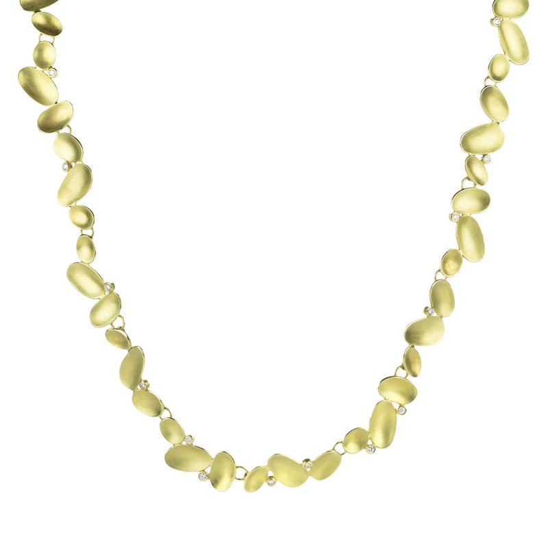 Barbara Heinrich 18k Shell Necklace with Diamonds | Quadrum Gallery