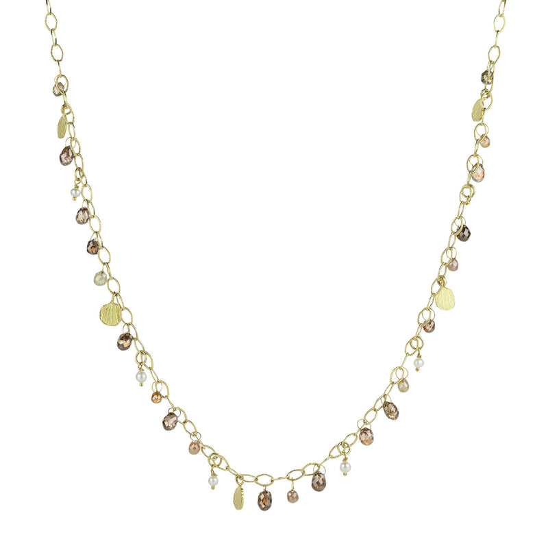 Barbara Heinrich 18k Brown Diamond Briolette Necklace | Quadrum Gallery