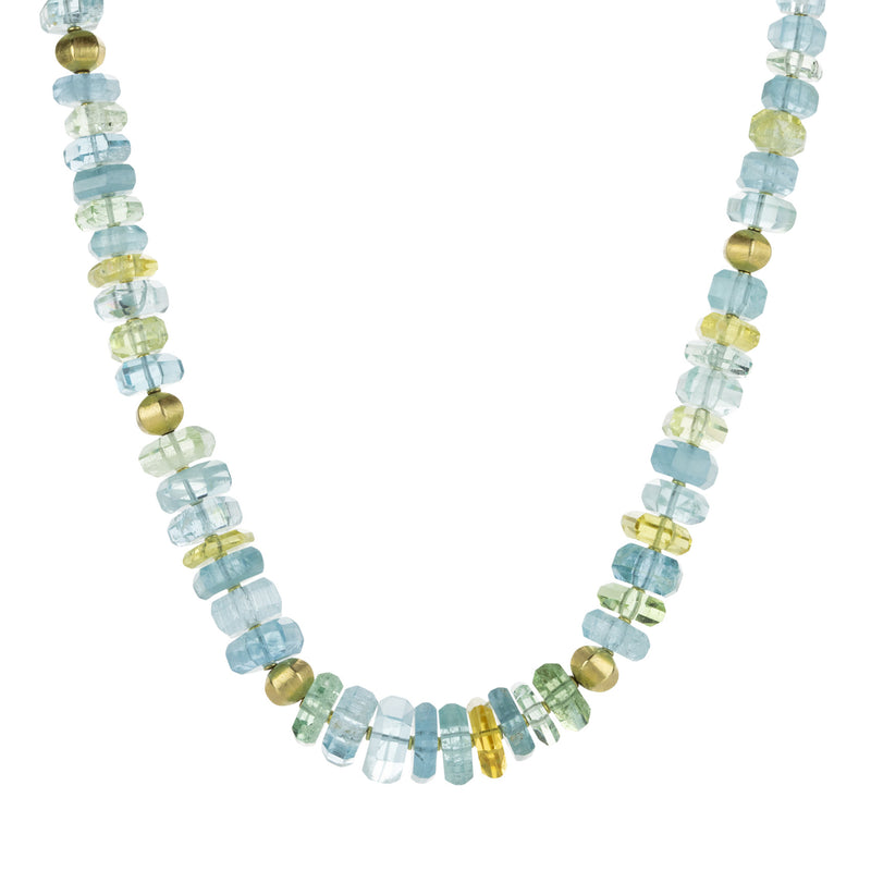 Barbara Heinrich Crystal Aquamarine Bead Necklace | Quadrum Gallery