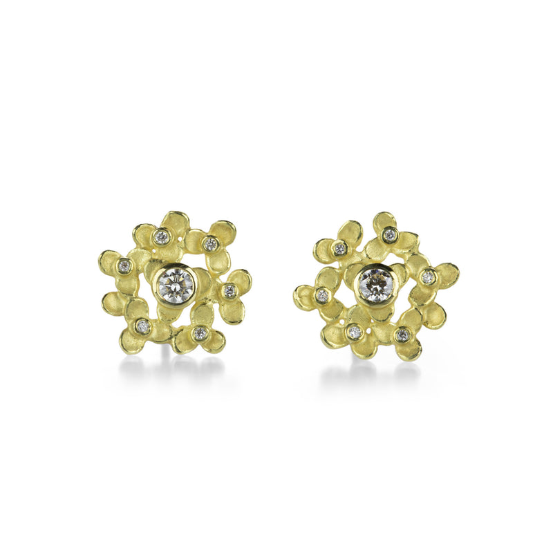 Barbara Heinrich Round Trillium Cluster Earrings | Quadrum Gallery