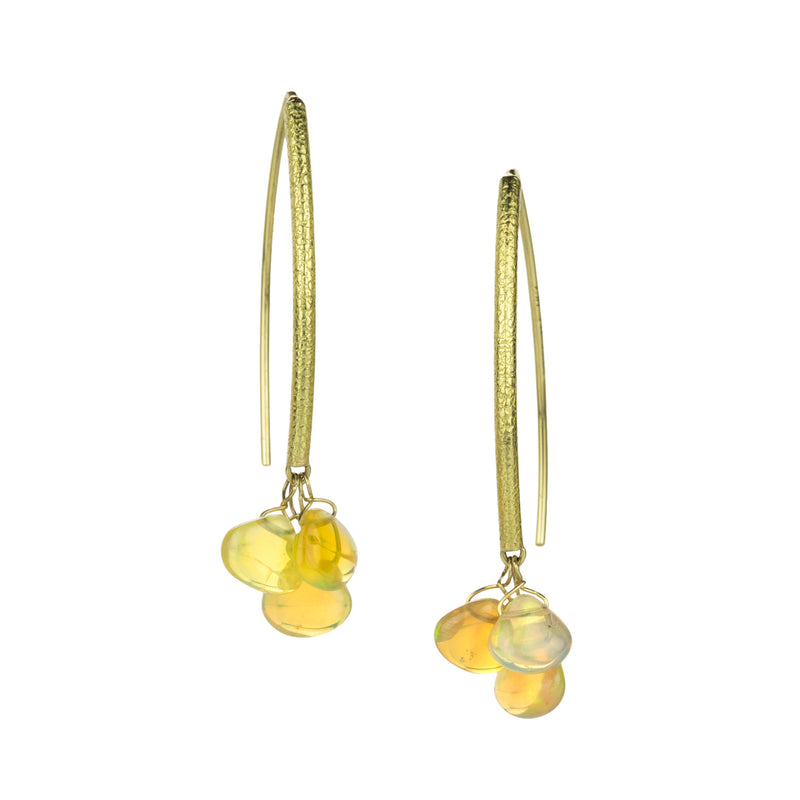 Barbara Heinrich Smooth Opal Navette Earrings | Quadrum Gallery