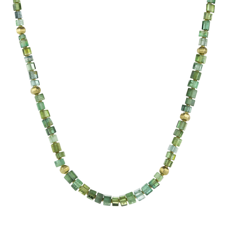 Barbara Heinrich 18k Green Tourmaline Crystal Bead Necklace | Quadrum Gallery