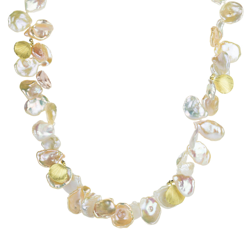 Barbara Heinrich Creamy Pink Keshi Pearl Necklace | Quadrum Gallery