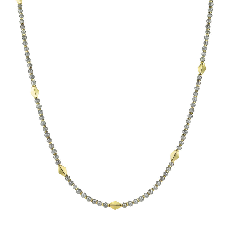 Barbara Heinrich 18k Gray Diamond Bead Necklace | Quadrum Gallery