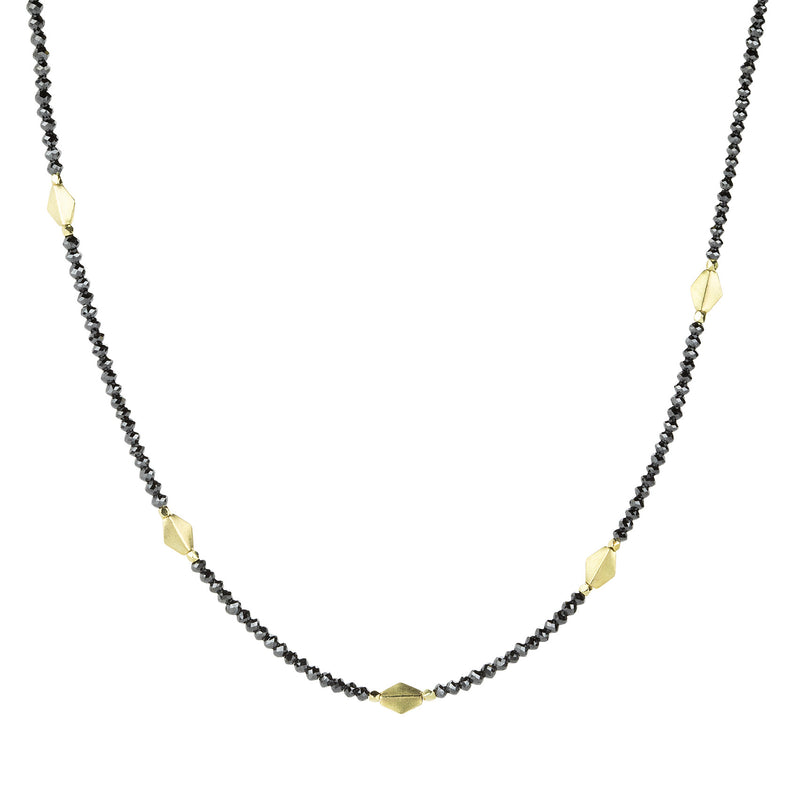 Barbara Heinrich 18k Black Diamond Bead Necklace | Quadrum Gallery