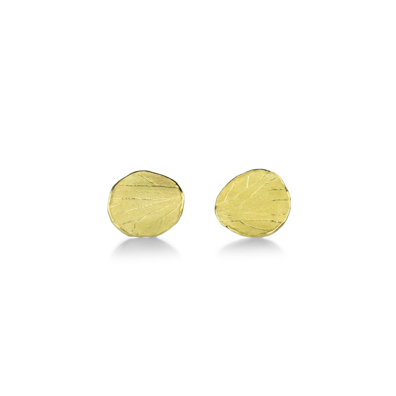 Barbara Heinrich Small 18k Yellow Gold Petal Studs | Quadrum Gallery