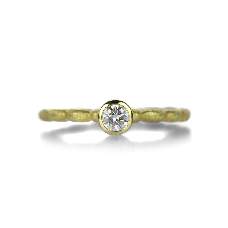 Barbara Heinrich 18k Round Diamond Stacking Ring | Quadrum Gallery