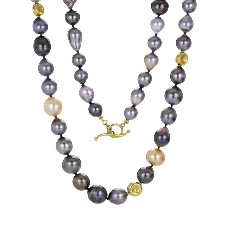 Barbara Heinrich Long 18k and Mixed Pearl Necklace | Quadrum Gallery
