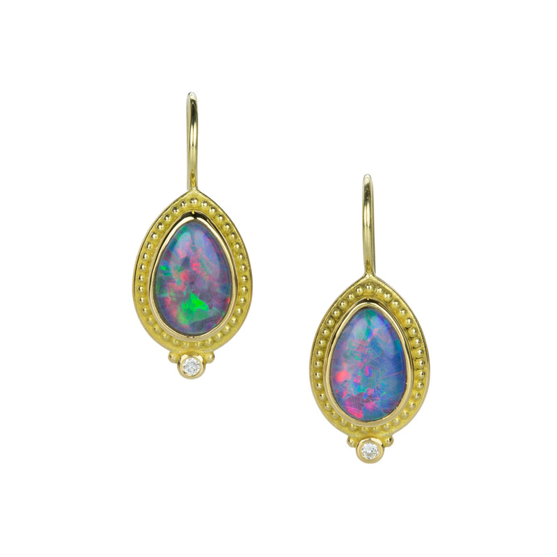 Barbara Heinrich 18k Australian Opal Earrings | Quadrum Gallery