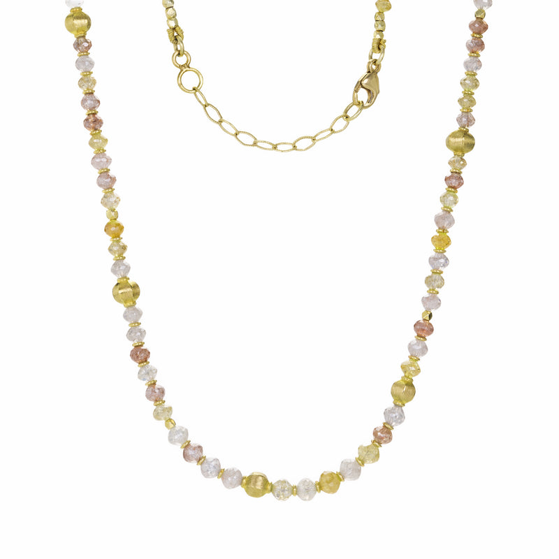 Barbara Heinrich 18k Natural Diamond Beaded Necklace | Quadrum Gallery