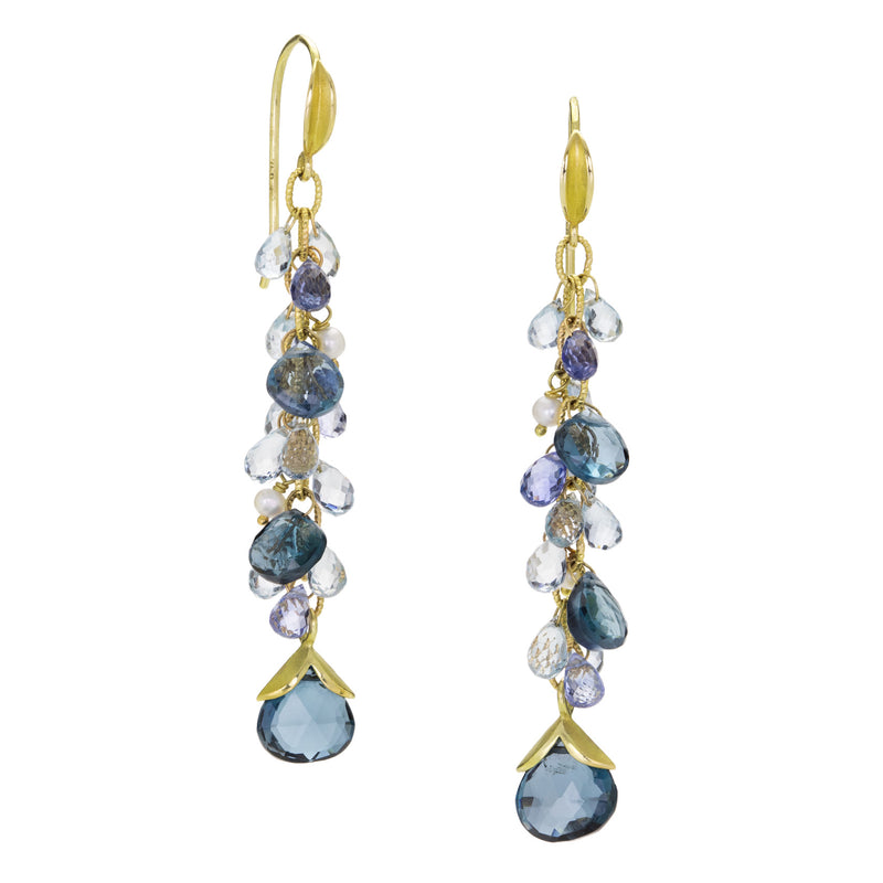 Barbara Heinrich Long Briolette Cluster Drop Earrings | Quadrum Gallery