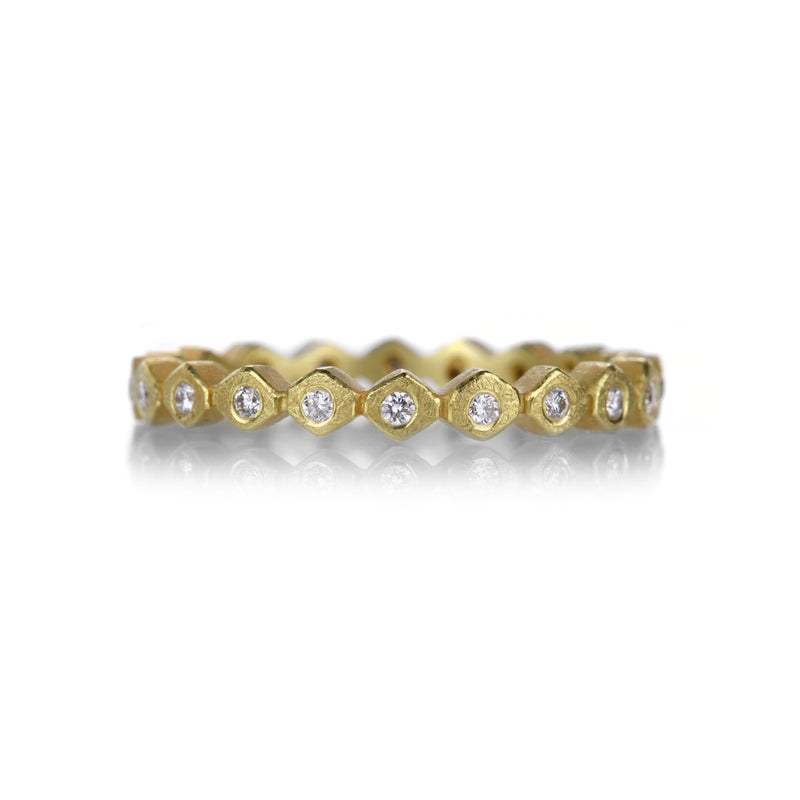 Barbara Heinrich 18k Harlequin Band with Diamonds | Quadrum Gallery