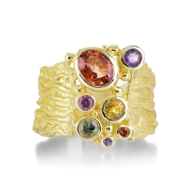 Barbara Heinrich Multicolored Gem Seaweed Ring | Quadrum Gallery