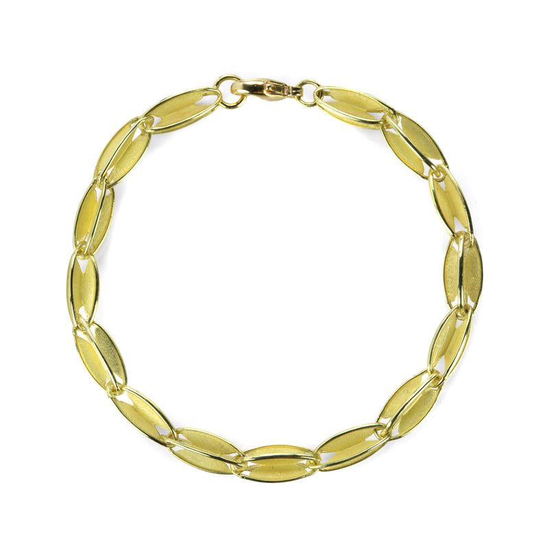 Barbara Heinrich 18k Yellow Gold Oval Link Bracelet  | Quadrum Gallery