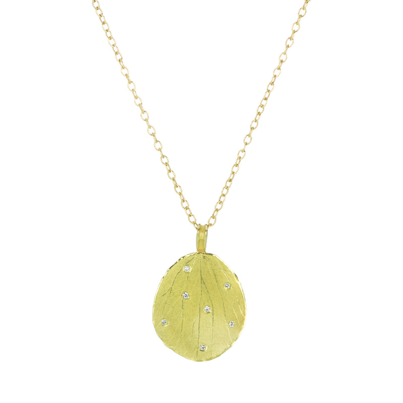 Barbara Heinrich Large Petal Pendant Necklace with Diamonds | Quadrum Gallery