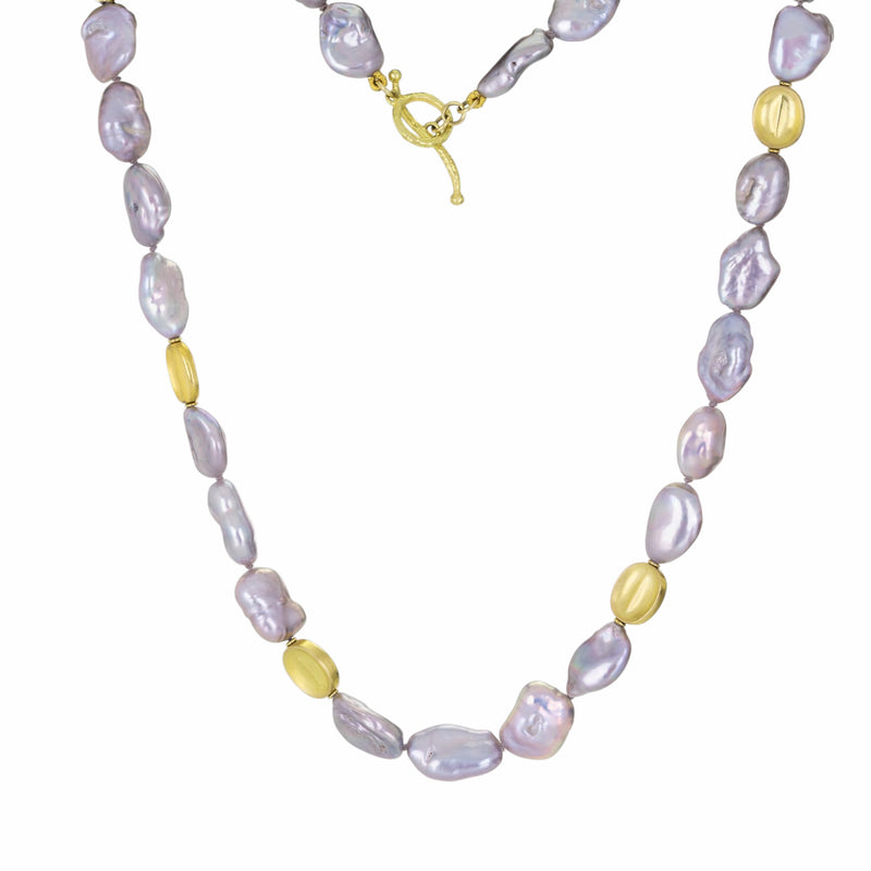 Barbara Heinrich 18k Biwa Pearl Necklace | Quadrum Gallery