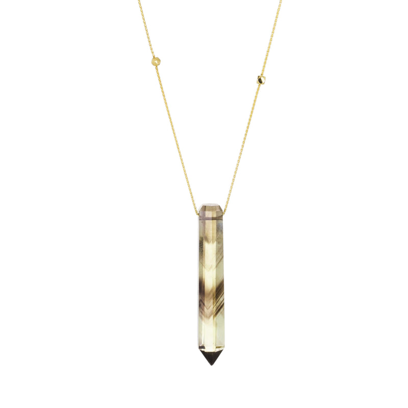 Barbara Heinrich Lemon Quartz Crystal Pendant Necklace | Quadrum Gallery