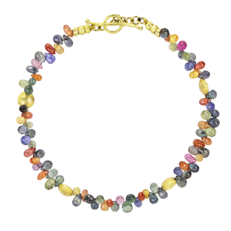 Barbara Heinrich 18k Sapphire Briolette Bracelet | Quadrum Gallery