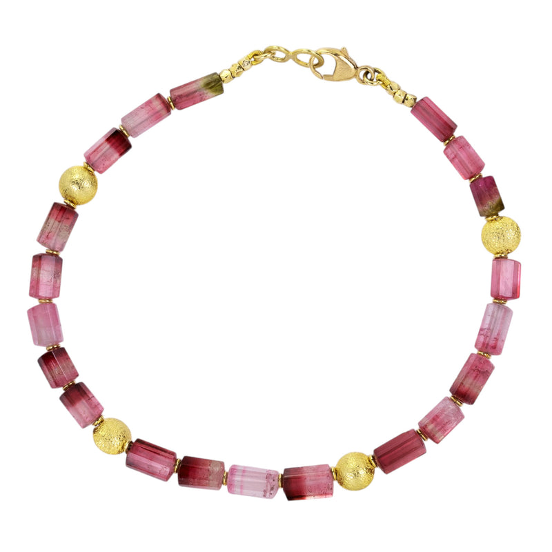 Barbara Heinrich Pink Tourmaline Crystal Bead Bracelet | Quadrum Gallery