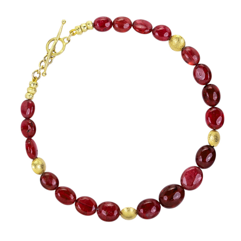 Barbara Heinrich Burmese Spinel Beaded Bracelet | Quadrum Gallery