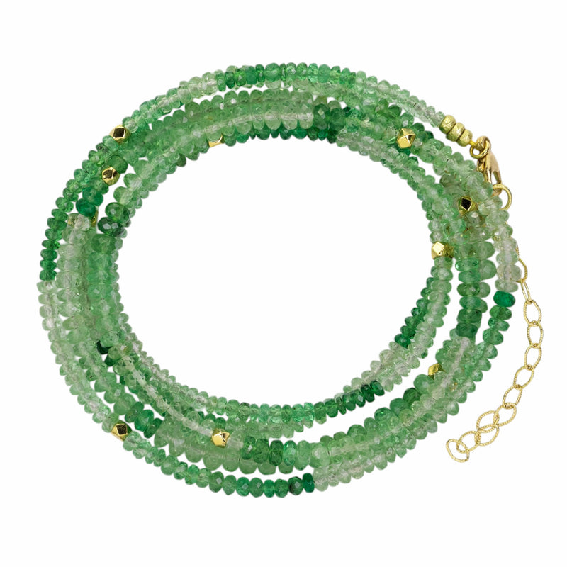 Barbara Heinrich Tsavorite Garnet Wrap Bracelet | Quadrum Gallery