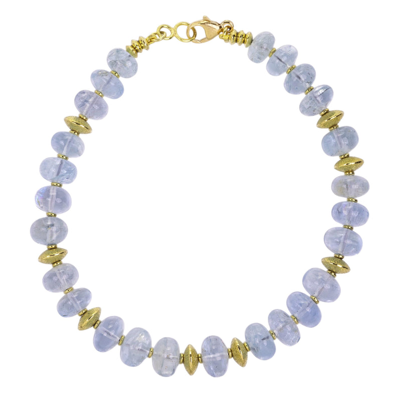 Barbara Heinrich Smooth Aquamarine Beaded Bracelet | Quadrum Gallery
