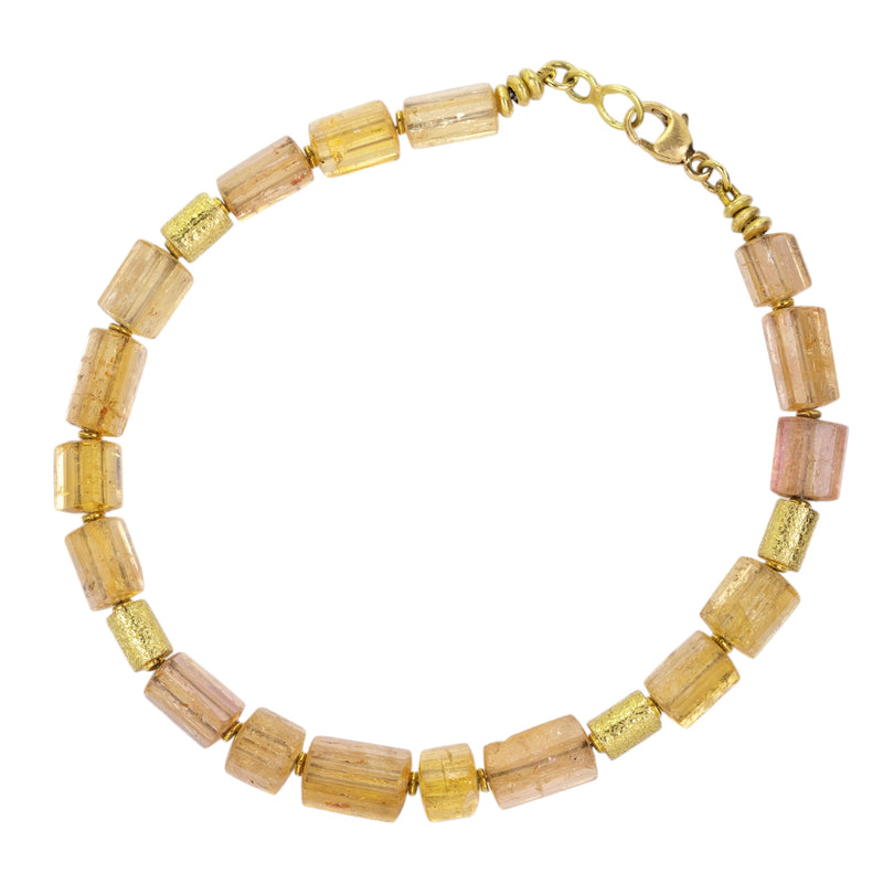 Barbara Heinrich Imperial Topaz Crystal Beaded Bracelet | Quadrum Gallery