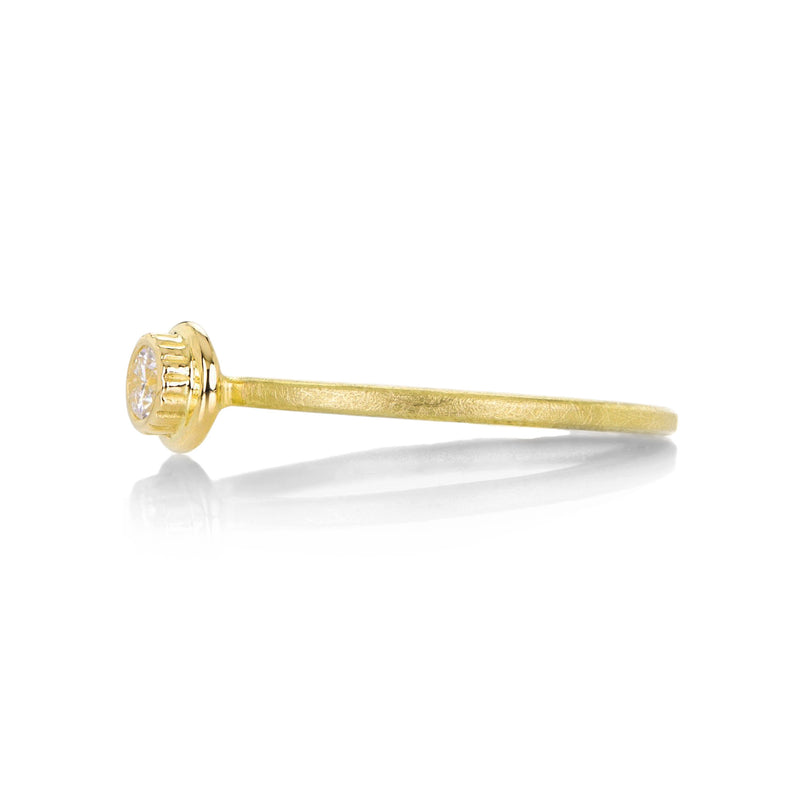 Barbara Heinrich 18k Round Diamond Stack Ring | Quadrum Gallery