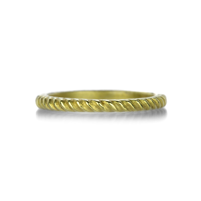 Barbara Heinrich 18k Twisted Rope Band | Quadrum Gallery