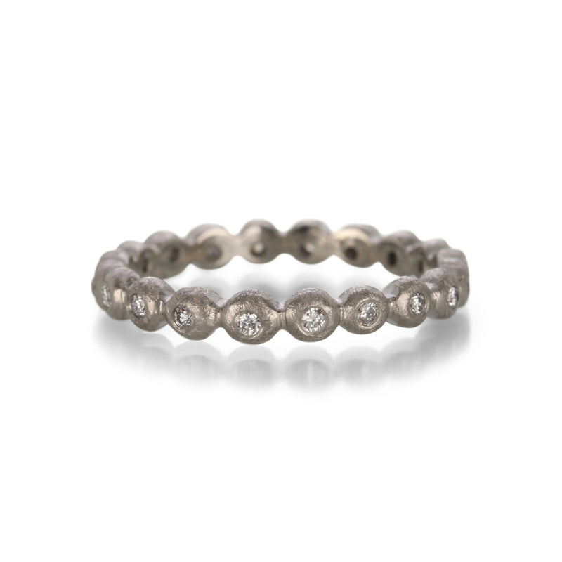 Barbara Heinrich Platinum Tiny Bubbles White Diamond Band | Quadrum Gallery