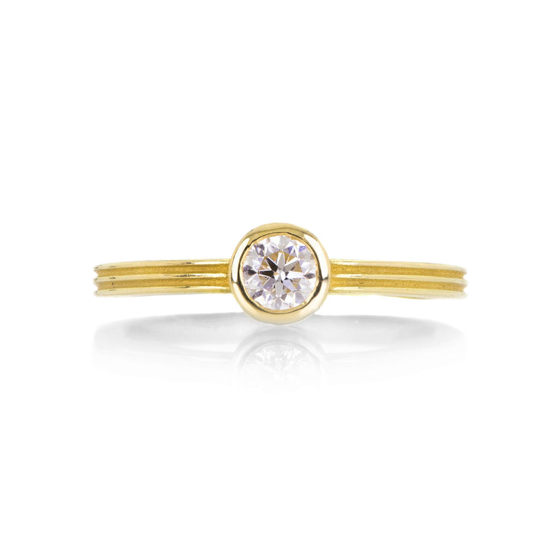 Barbara Heinrich Round Diamond Fluted Band Ring | Quadrum Gallery