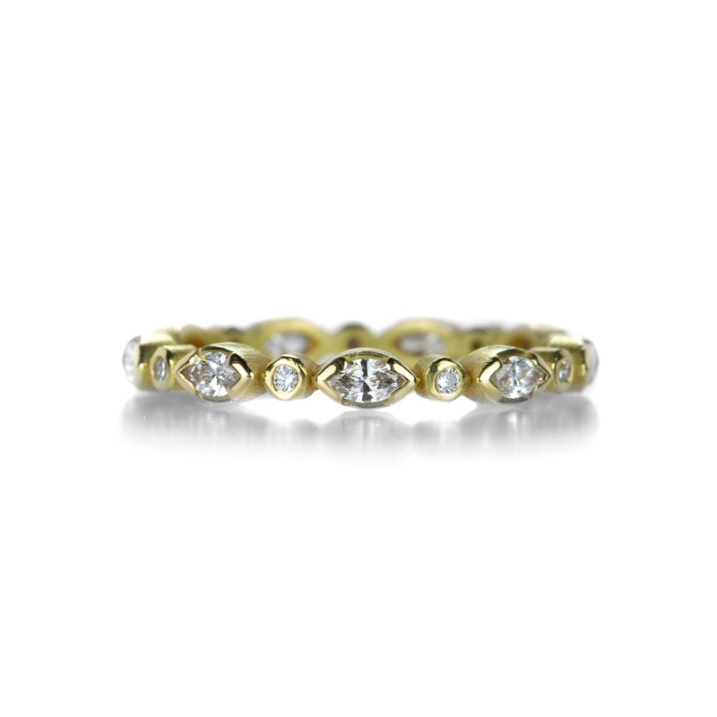Barbara Heinrich Kaja Alternating Diamond Ring | Quadrum Gallery