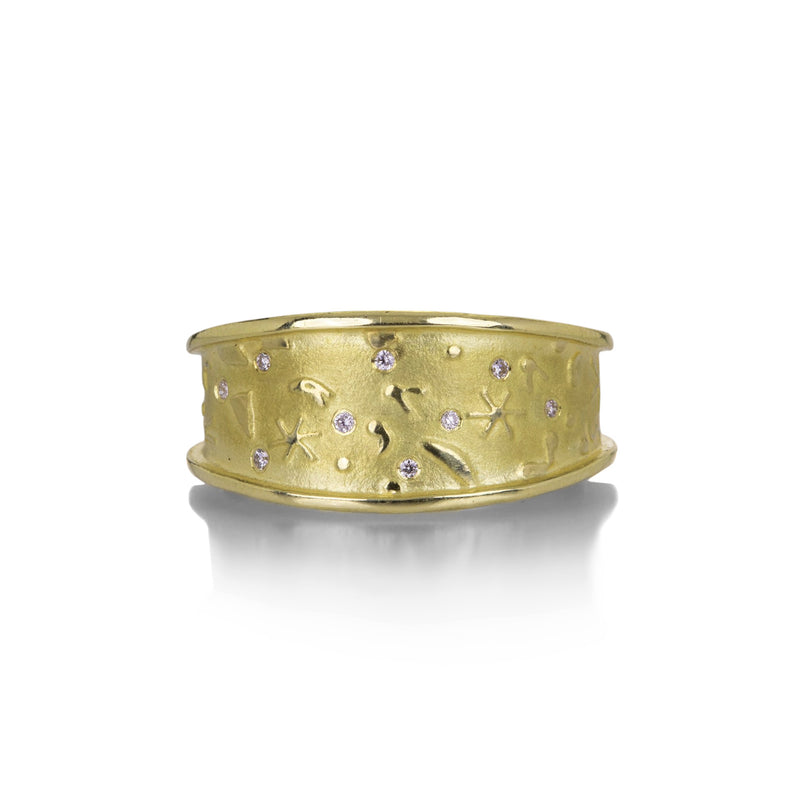 Barbara Heinrich 18k and Diamond Milky Way Band | Quadrum Gallery