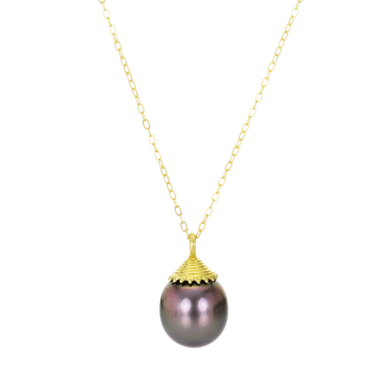 Barbara Heinrich 18k Tahitian Pearl Pendant Necklace | Quadrum Gallery