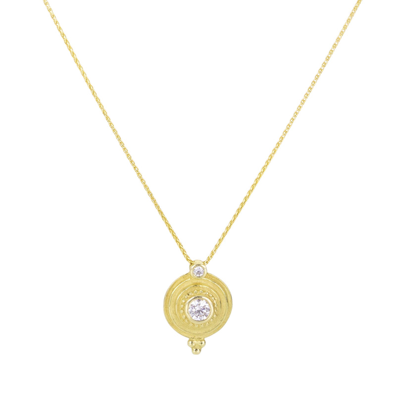 Barbara Heinrich Step Circle Diamond Pendant Necklace | Quadrum Gallery