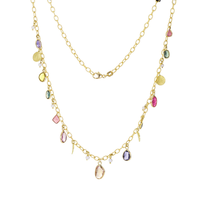 Barbara Heinrich Twisted Cable Chain with Gemstone Drops | Quadrum Gallery