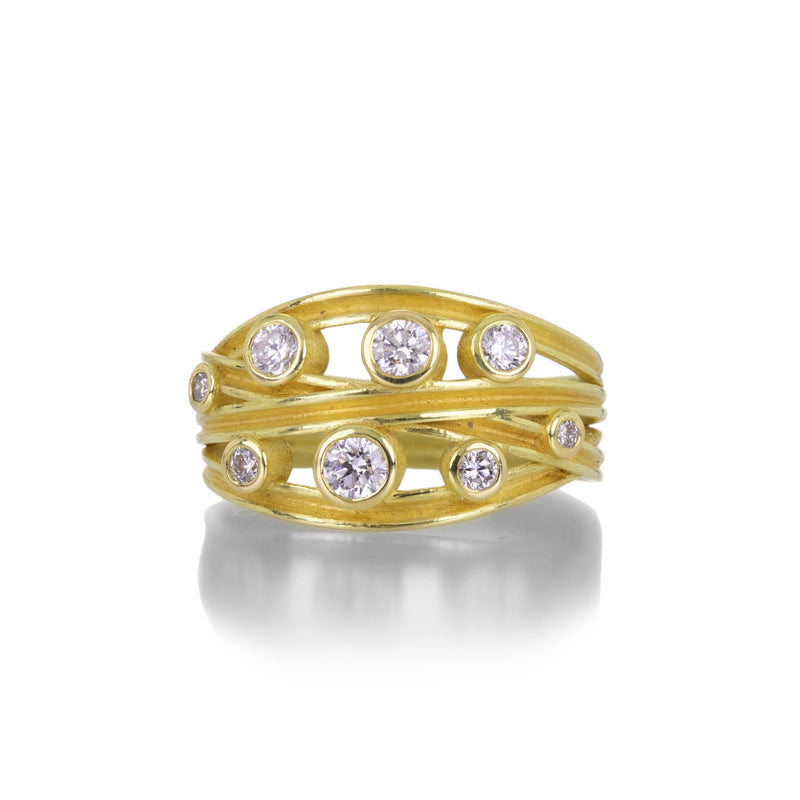 Barbara Heinrich Diamond Four Ribbon Ring | Quadrum Gallery
