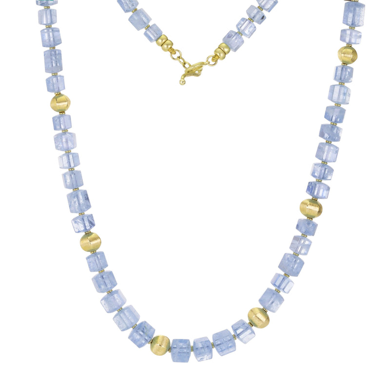 Barbara Heinrich Long Facetted Aquamarine Crystal Necklace | Quadrum Gallery