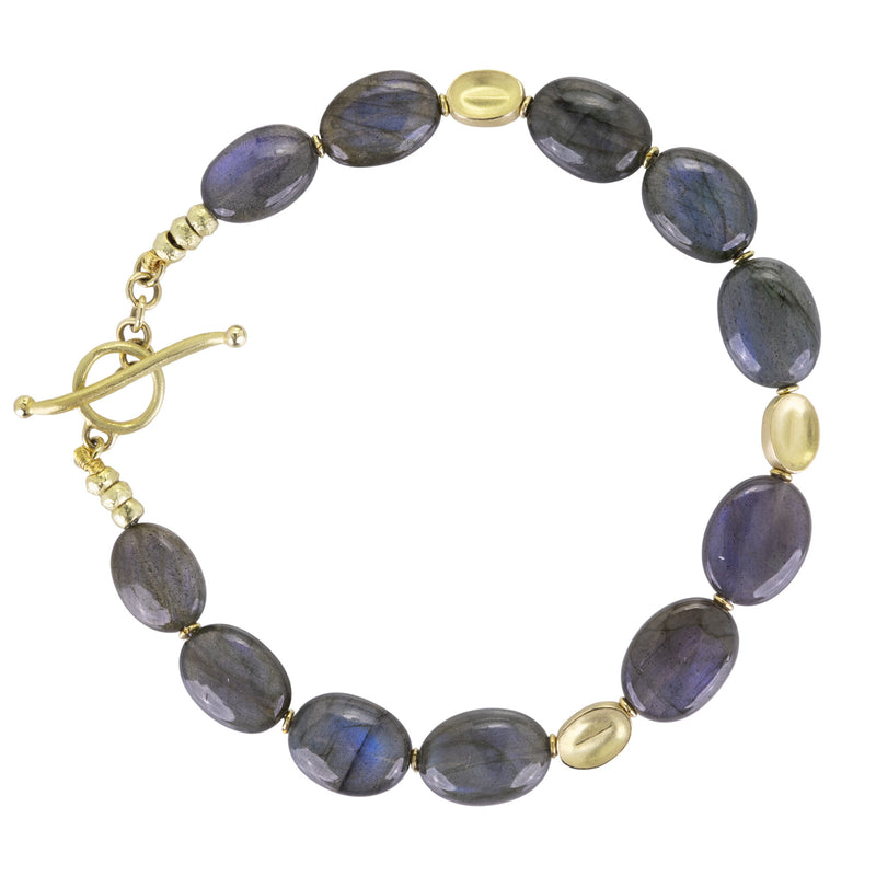 Barbara Heinrich Beaded Oval Labradorite Bracelet | Quadrum Gallery