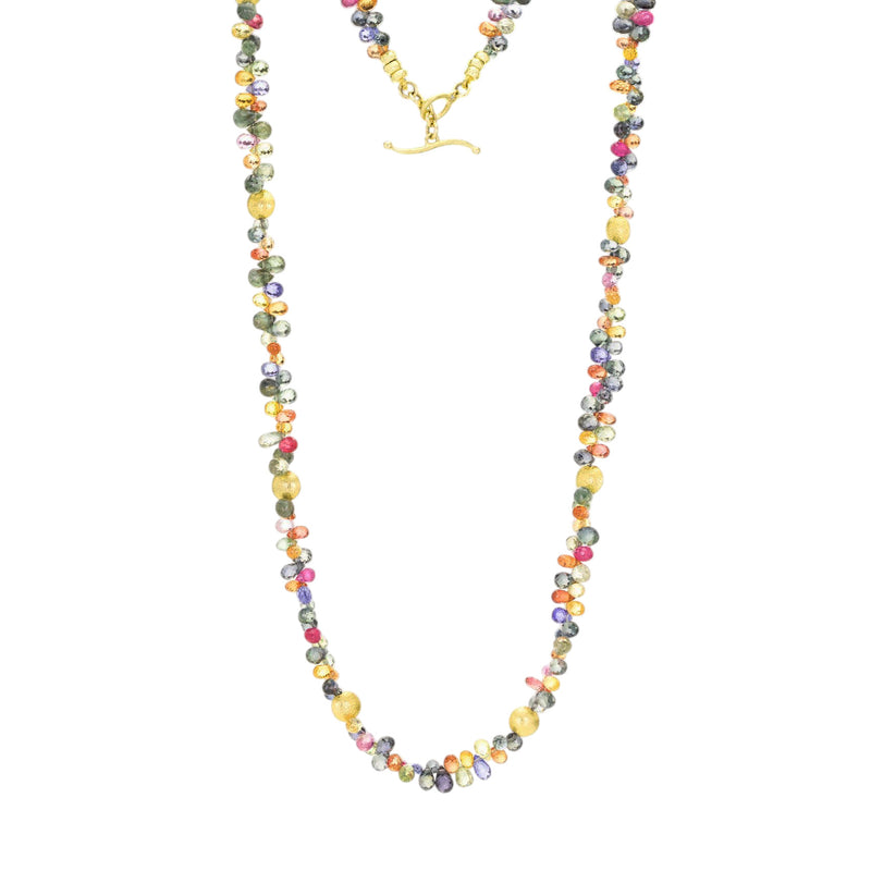 Barbara Heinrich Multicolor Sapphire Beaded Briolette Necklace | Quadrum Gallery