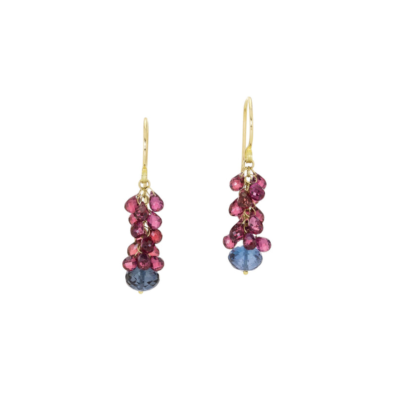 Barbara Heinrich Garnet Cluster Drop Earrings | Quadrum Gallery