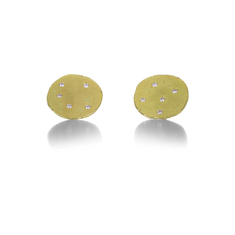 Barbara Heinrich Milky Way Disc Studs | Quadrum Gallery