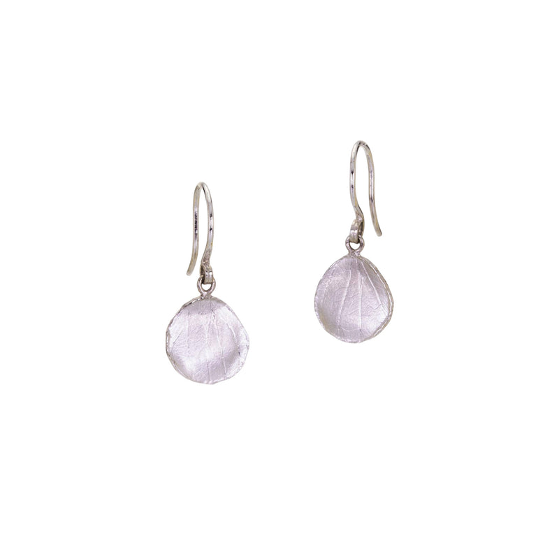 Barbara Heinrich 18k White Gold Petal Earrings | Quadrum Gallery