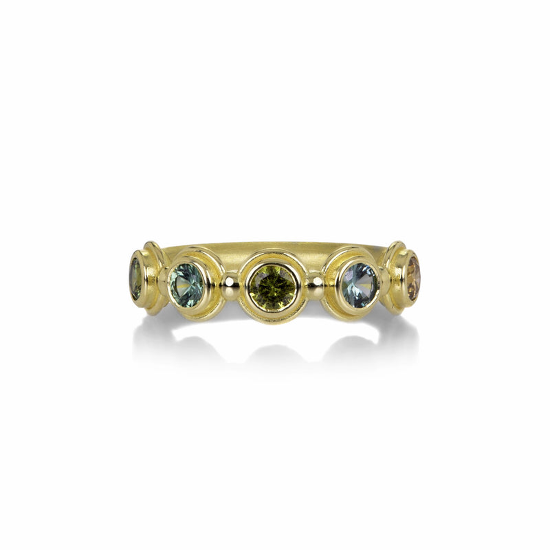 Barbara Heinrich Earth Tone Sapphire Band | Quadrum Gallery
