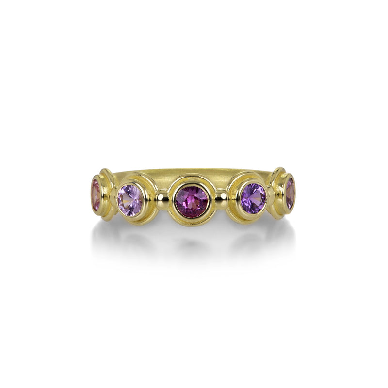 Barbara Heinrich Pink and Purple Sapphire Band | Quadrum Gallery