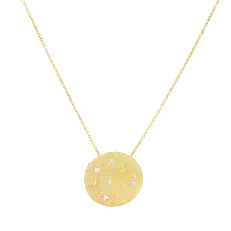 Barbara Heinrich Milky Way Disc Pendant Necklacec | Quadrum Gallery