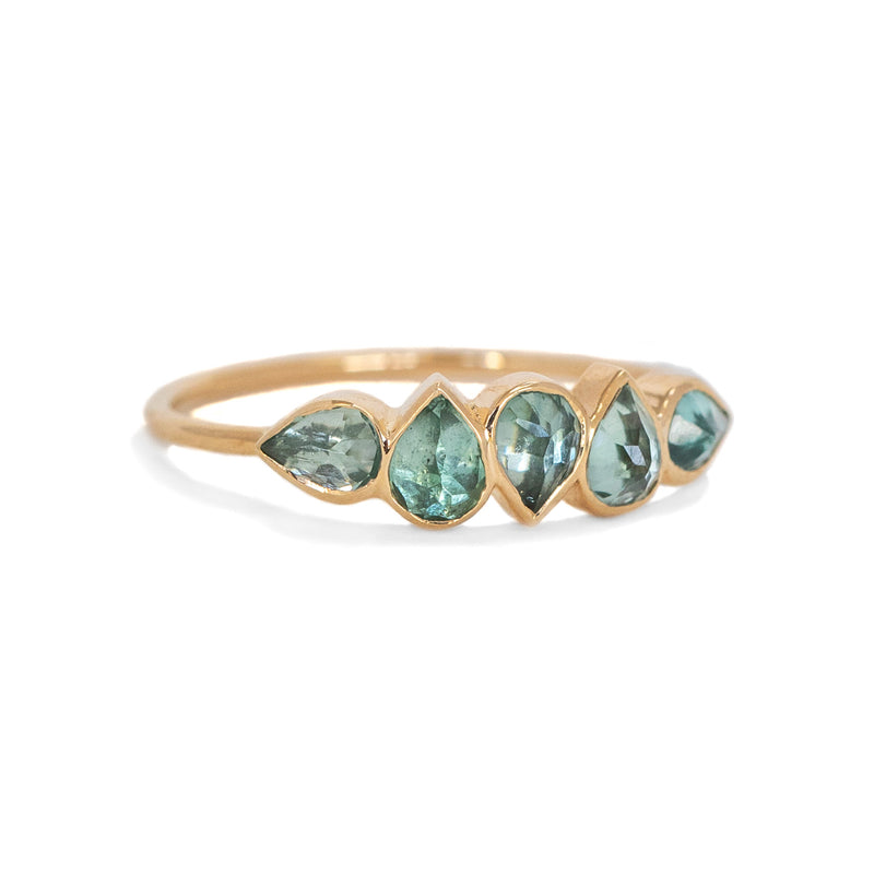 Celine Daoust Tourmaline Teardrop Ring | Quadrum Gallery