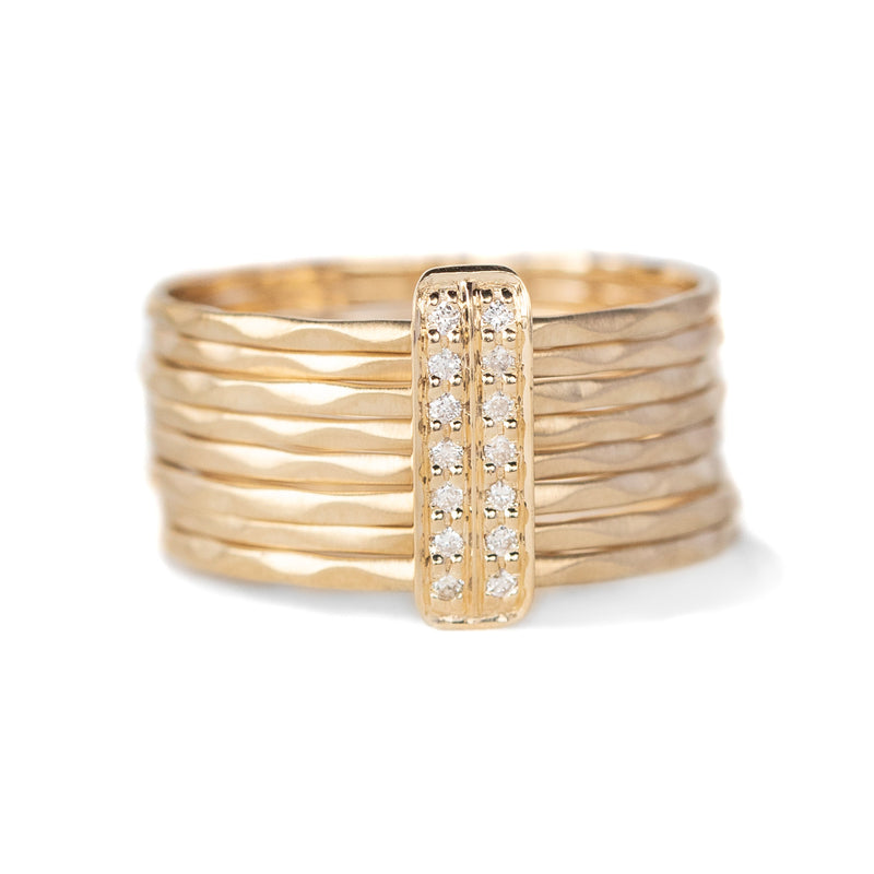 Celine Daoust Multi Band Diamond Ring | Quadrum Gallery