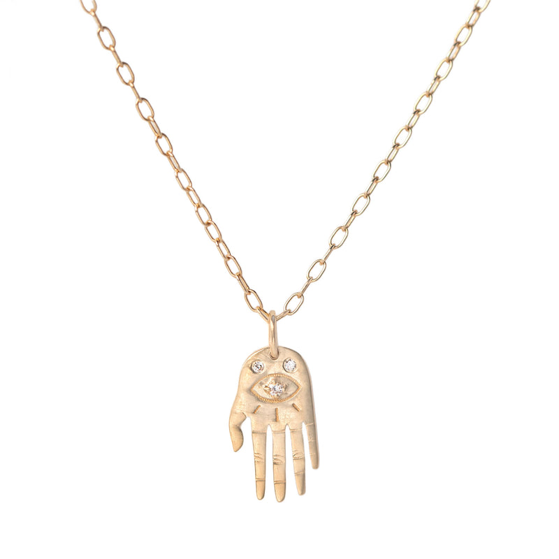 Celine Daoust Mini Protection Hand Pendant Necklace | Quadrum Gallery